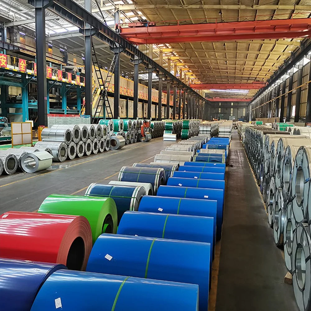 Prepainted Gi Steel Coil PPGL PPGI Color Coated Coil Galvanized Steel Sheet in Coil Supplier